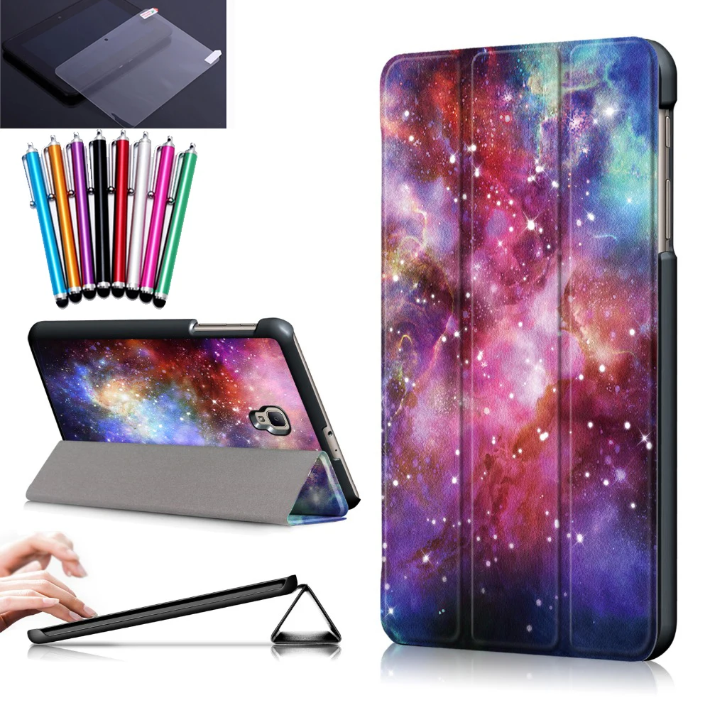 Ультра тонкий умный чехол для Samsung galaxy Tab A 8 0 SM T380 T385 2017 планшет Магнитный с