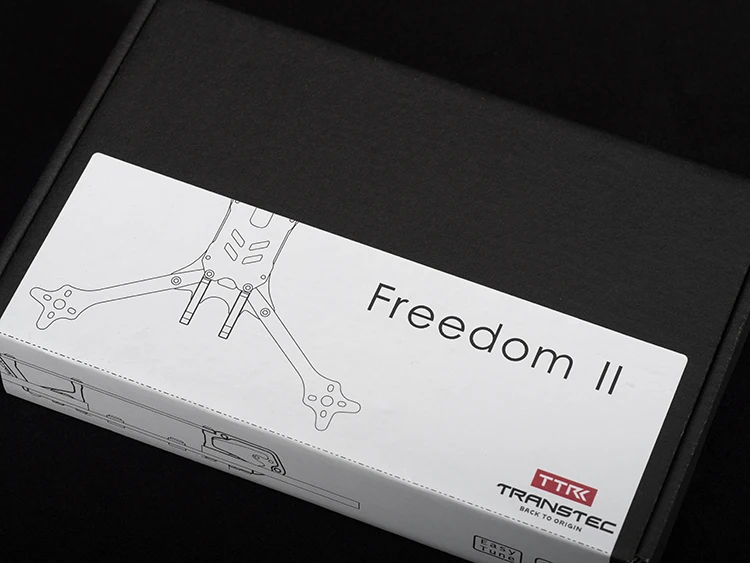 TRANSTEC Freedom V2 HD DJI воздушная база 3K Углеродное волокно 5 дюймосветодиодный ОД с