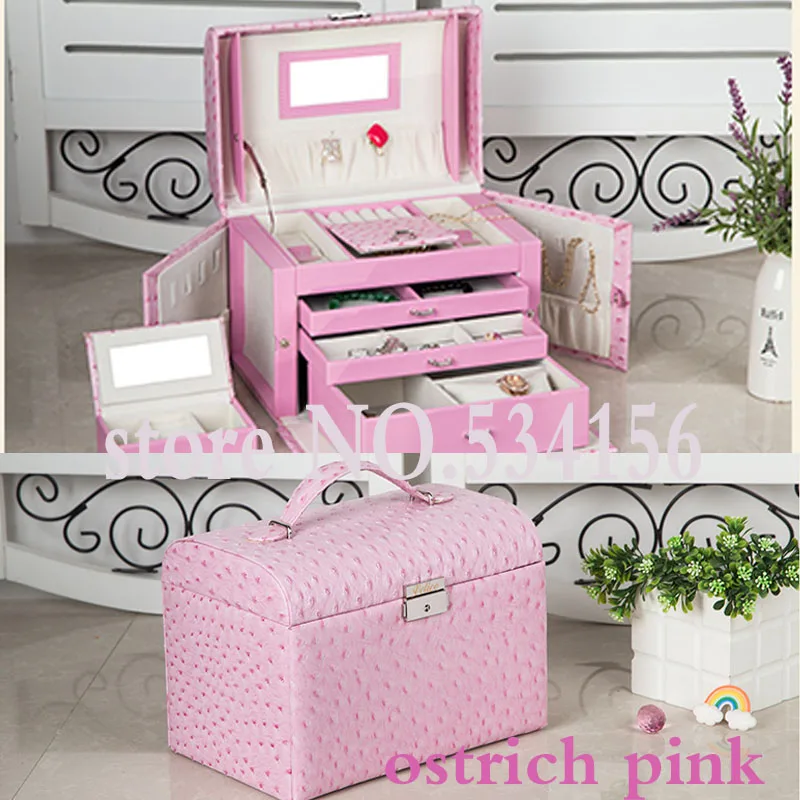 Бесплатная доставка обновленная версия четырех роскошных кожаных ювелирных