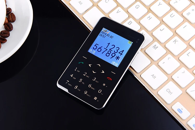 2016 Evertones V5 Mini music card phone 1.8' Ultra Thin AIEK touch keyboard mobile Christmas kid Gift pocket Cell | Мобильные