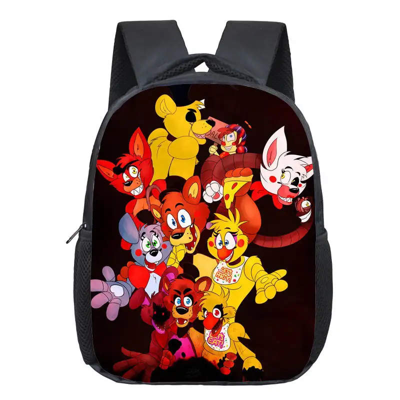 Рюкзак Five Nights At Freddys, детские школьные сумки, детский рюкзак Fnaf, сумка для детского сада, рюкзаки с медведем Freddy Fazbear - Цвет: 12FLD02