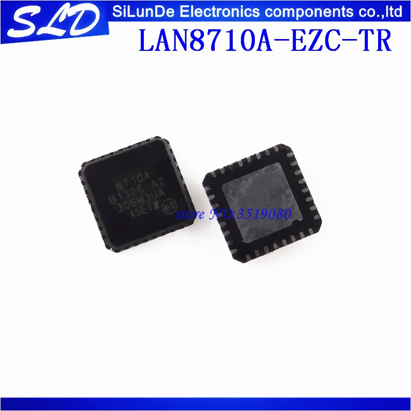 

Free Shipping 50PCS/LOT LAN8710A-EZC-TR LAN8710A-EZC LAN8710A 8710A QFN-32 new original in stock