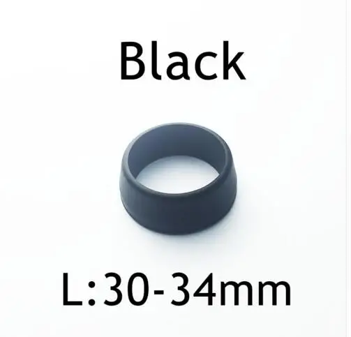 black L Горная дорога велосипед подседельный резиновое кольцо Пылезащитный чехол Велоспорт силиконовые Водонепроницаемый Велосипедный Спорт подседельный случае - Цвет: black L