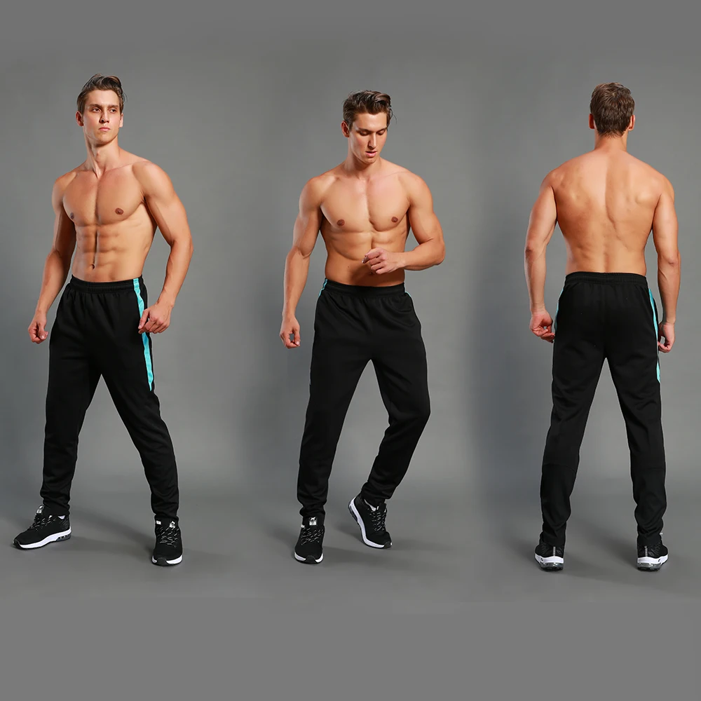 Зимние профессиональные мужские штаны для футбола тонкие обтягивающие