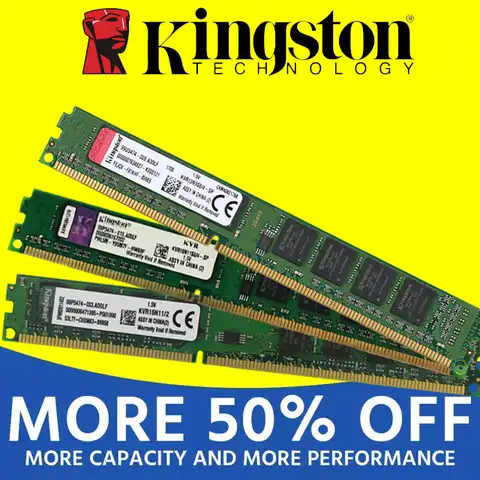 Модуль памяти Kingston1GB 2 Гб PC2 DDR2 4 ГБ DDR3 8 Гб 667 МГц 800 МГц 1333 МГц 1600 МГц 8G 1333 PC, модуль памяти RAM для настольного компьютера