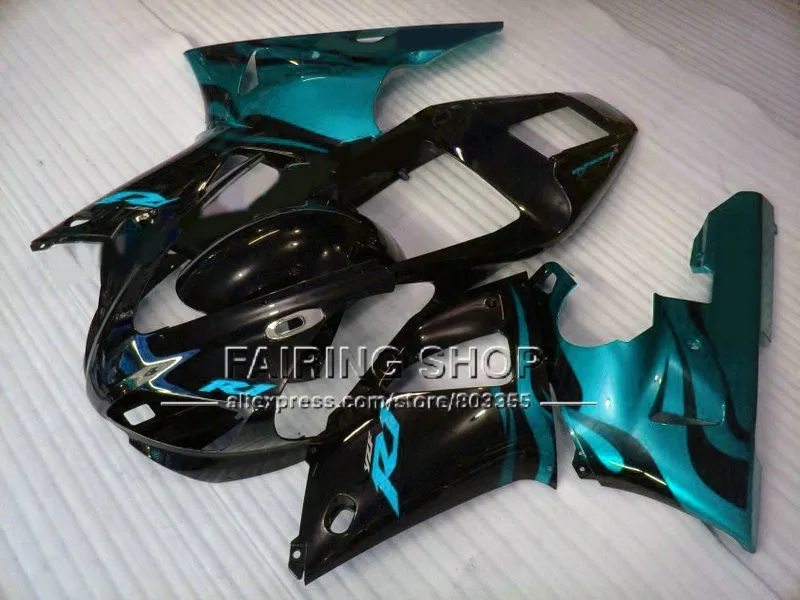 Обтекатели OD7C под давлением для YAMAHA YZF R1 YZF1000 98 99 синие белые обтекатели мотоцикла