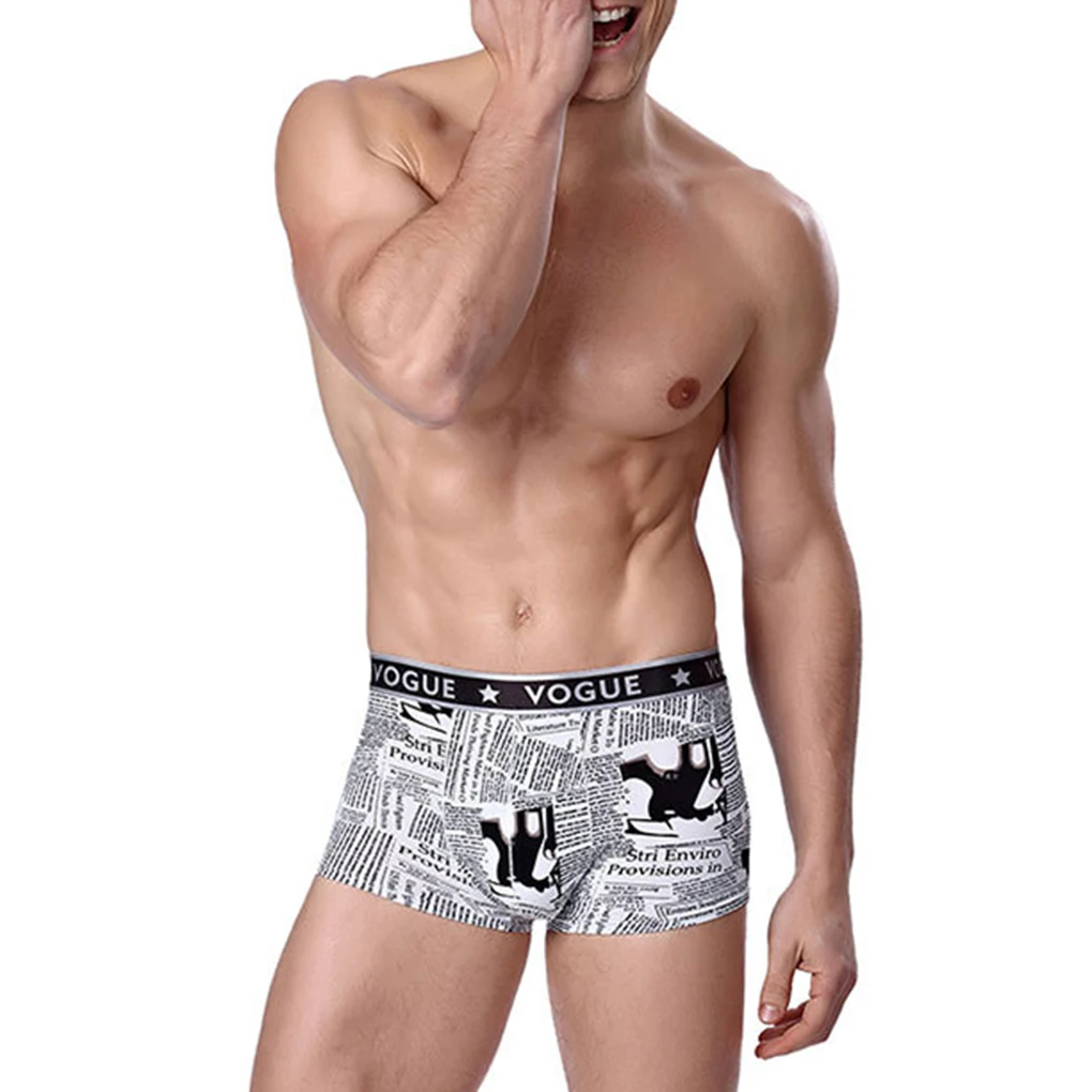 Шелк льда Для мужчин нижнее белье мужские трусы боксеры сексуальные трусики