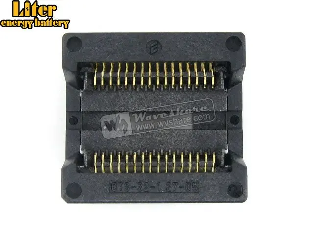 SOP32 SO32 SOIC32 OTS 32 1.27 05 Enplas IC тестовый Адаптер для программирования гнезда 9 53 мм
