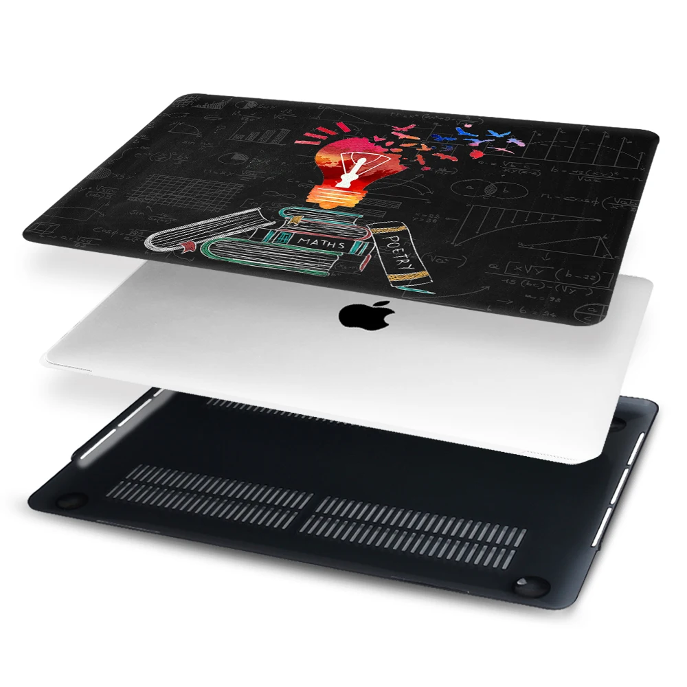 Пластиковый жесткий чехол Redlai для MacBook Air Pro Retina 11 12 13 15 16 дюймов сенсорная панель