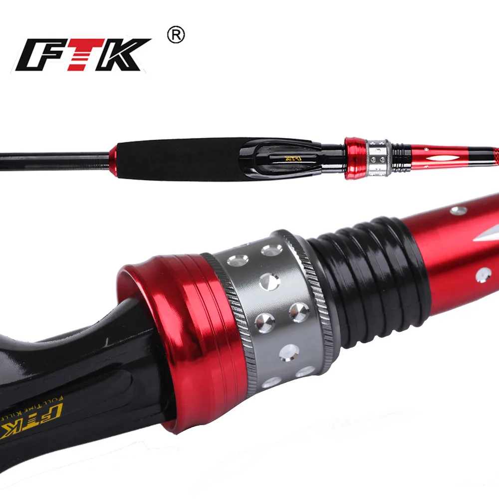 

FTK Fishing Rod 99% Carbon Lure Rod 4 SEC Spinning Casting Standard Accessories Baitcasting Lure Fishing Stick Fishing Tackle HF
