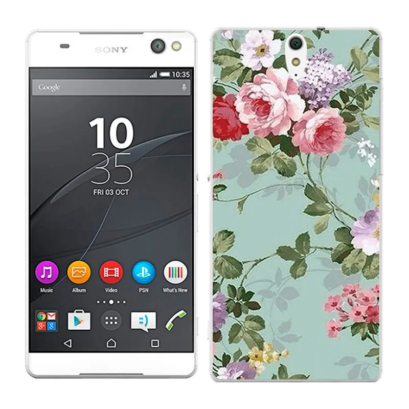 Чехол для sony Xperia C5 Ultra Dual E5533 E5553 с рисунком пейзажа, силиконовый чехол для Xperia C5, 6,0 дюйма, чехлы для телефонов