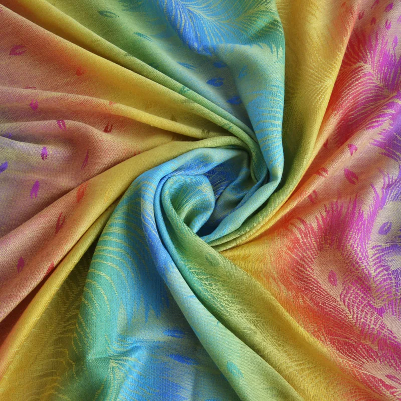 [FAITHINK] Новый Модный женский цветной дизайнерский зимний теплый шарф шаль