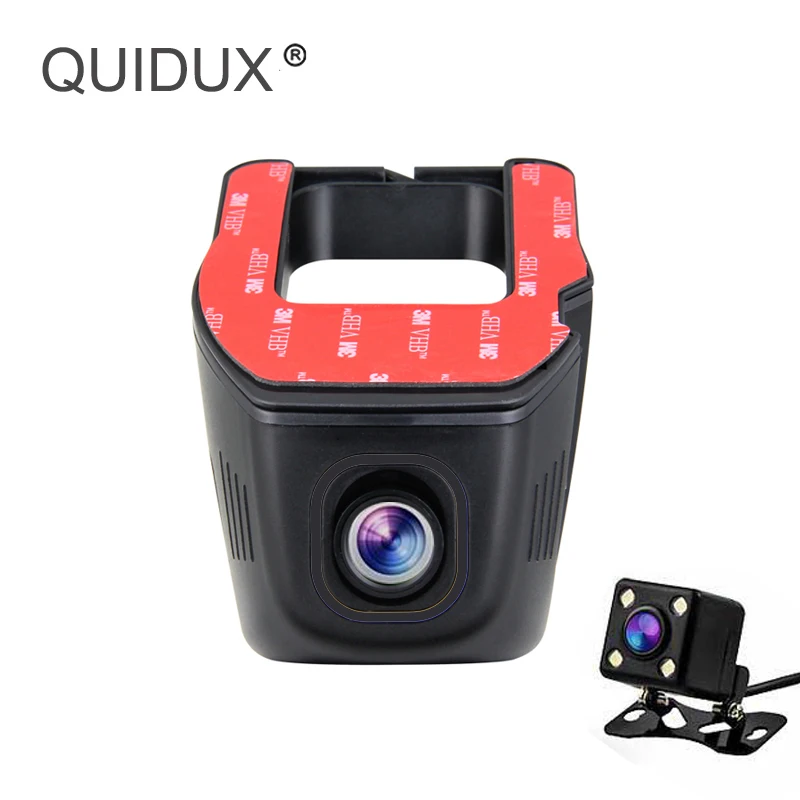 QUIDUX Автомобильный видеорегистратор камера Full HD 1080 P Wifi Novatek 96658 Универсальный