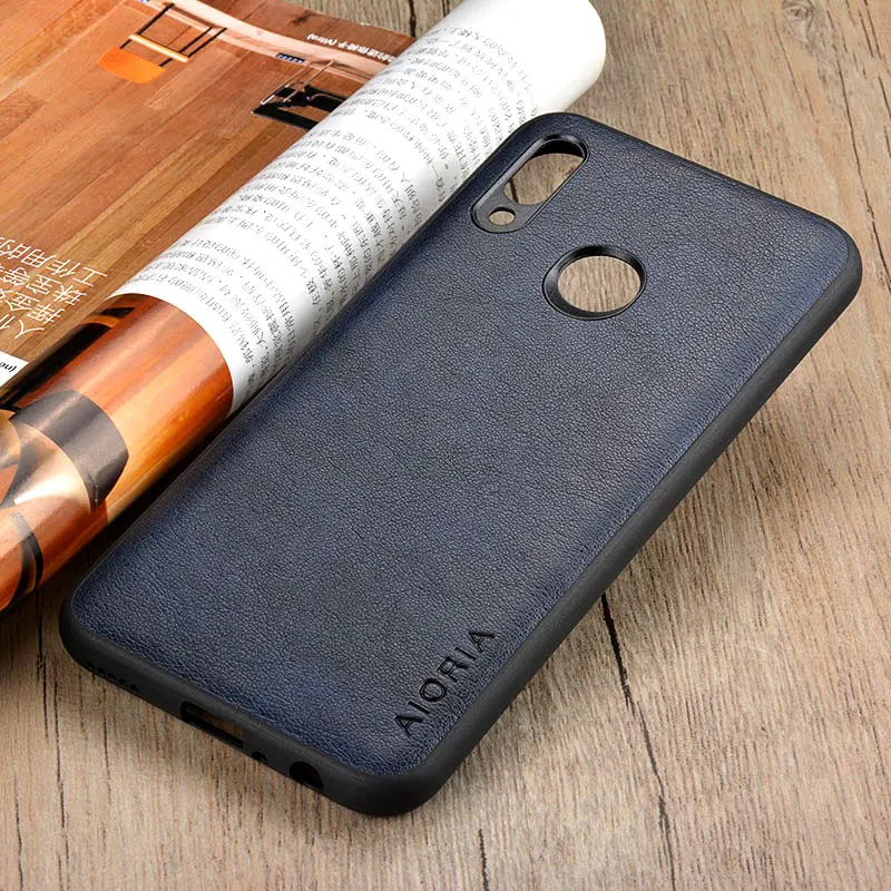 Чехол для huawei p smart 2019 6 21 &quotроскошный винтажный кожаный чехол с мягким