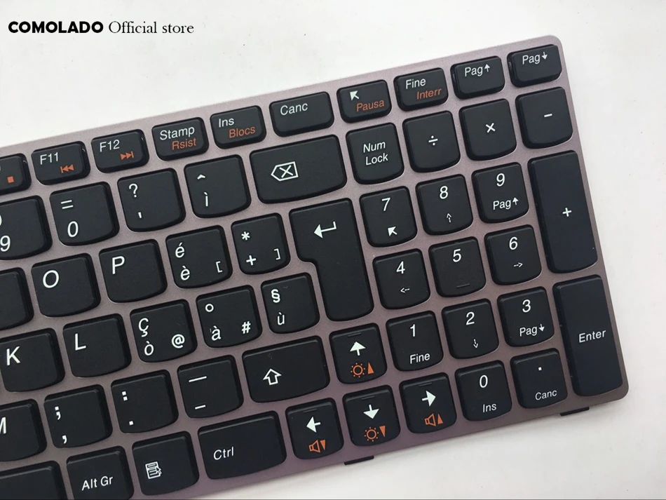 Italian клавиатура для Lenovo Y570 Y570N Y570NT Y570P Y570I IT Layout|Клавиатуры замены| |