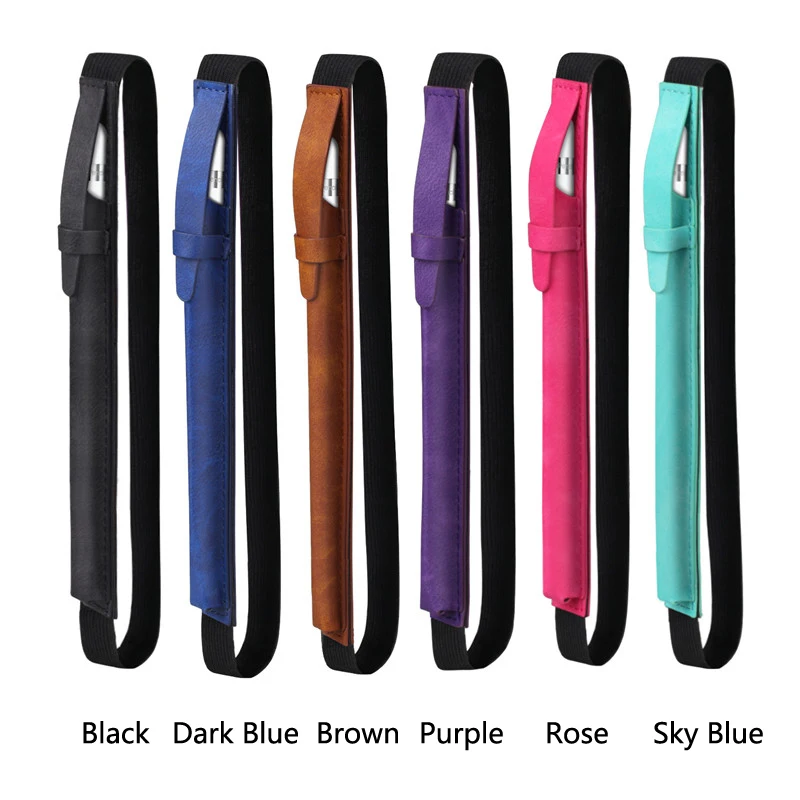 

PU Leather Elastic Tablet Stylus Pen Pencil Pouch Sleeve Cases Cover for Apple Pencil case for iPad Pro Pencil holder Bag Pocket