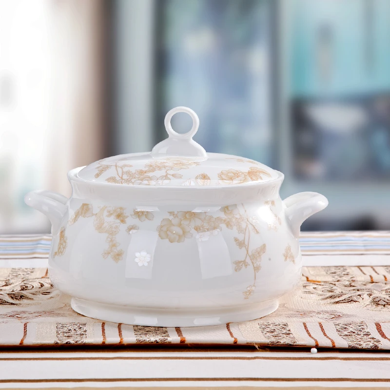 [Цзиндэчжэнь] Версия электрооптической керамической чаши блюдо Изолированная