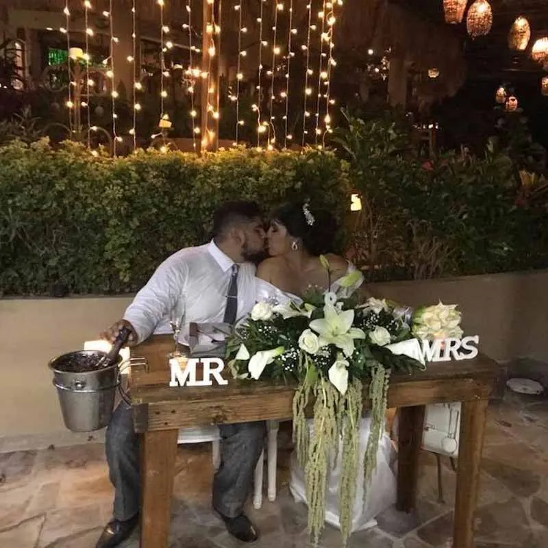 Свадебный приём Mr & Mrs Sign милая столешница рустикальный свадебный душ годовщина