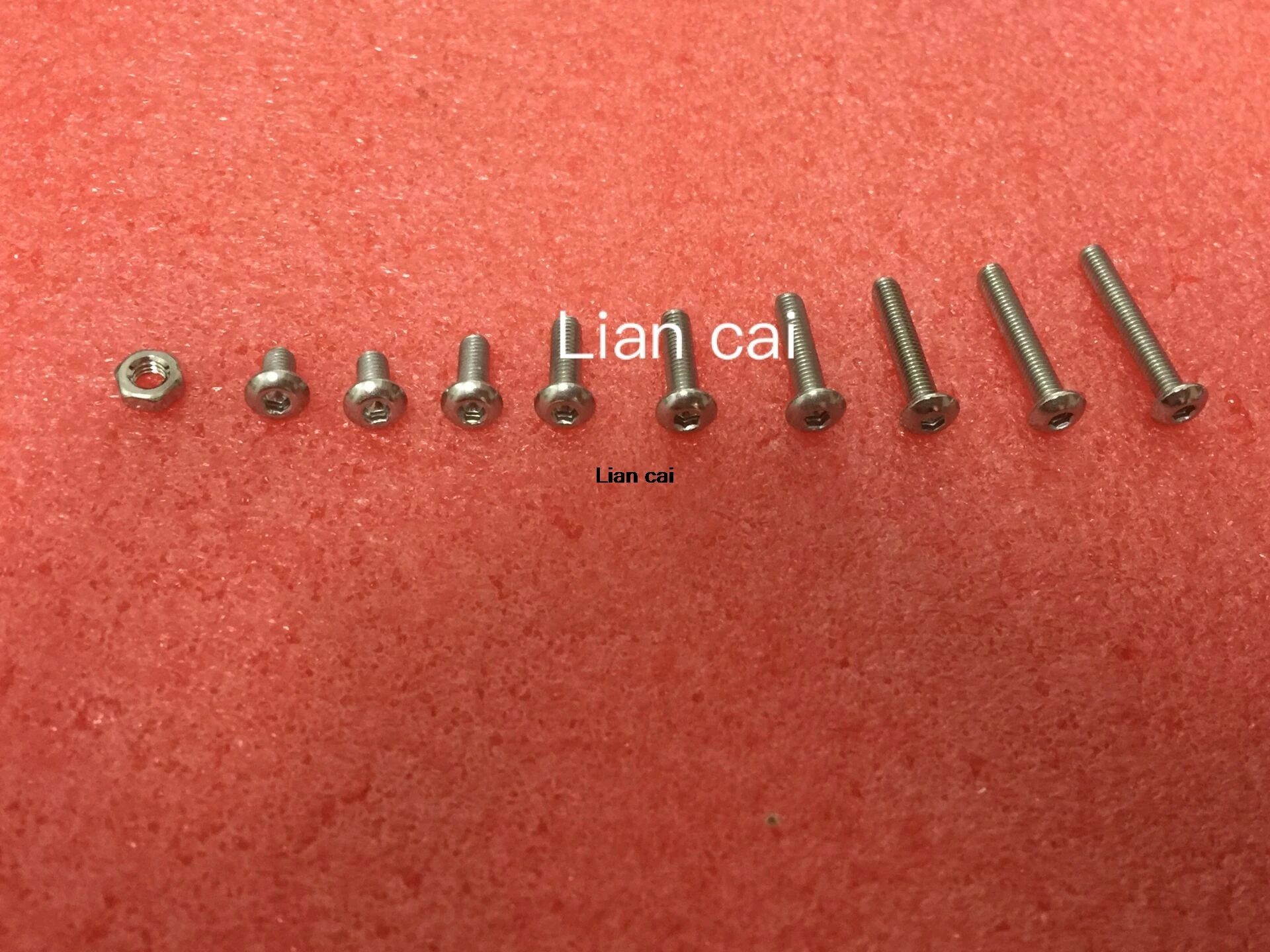 340 шт. шестигранные болты M3 (3 мм) из нержавеющей стали А2 ISO7380|socket screw|hexagon socket screwallen