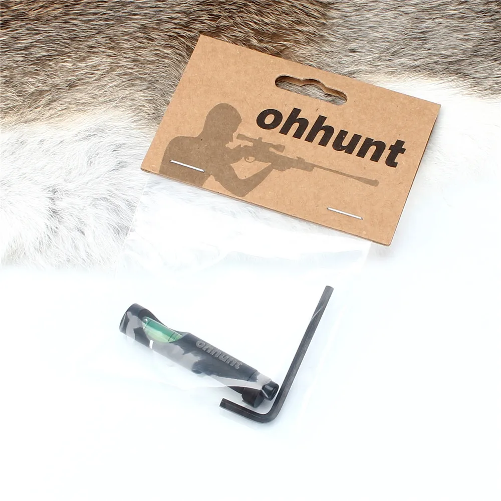 Ohhunt охотничий пузырьковый уровень для 11 мм ласточкин хвост или 20 Вивер база