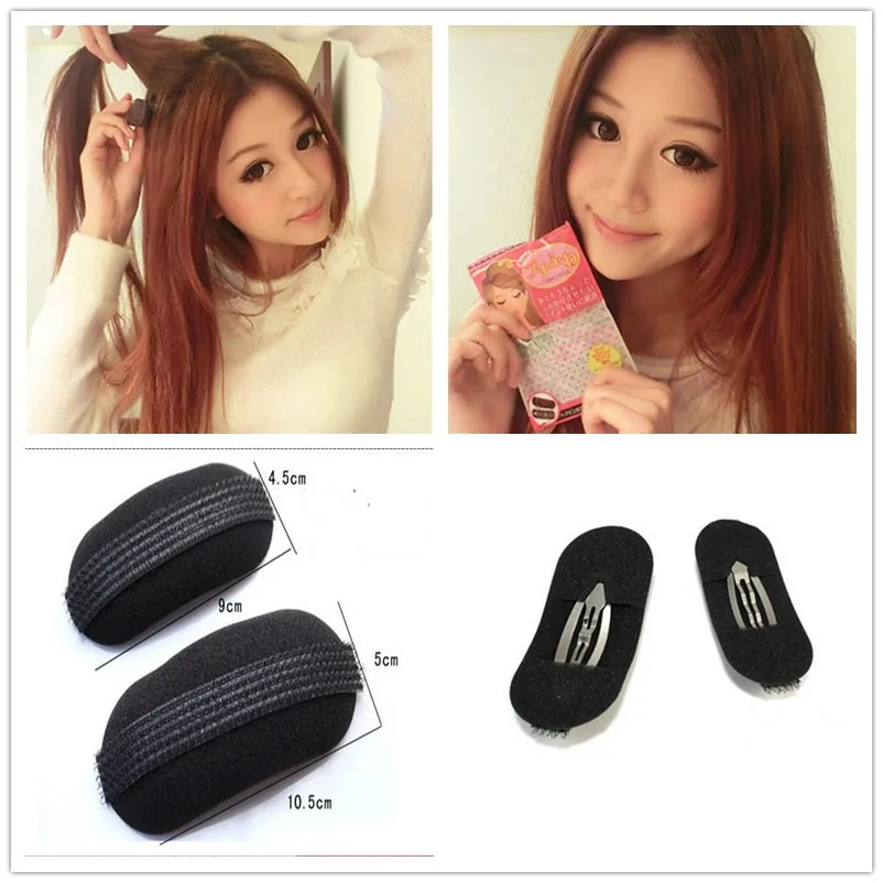 Вещей принцесс с цветочным рисунком из 2 предметов дизайн волос поднять его объем