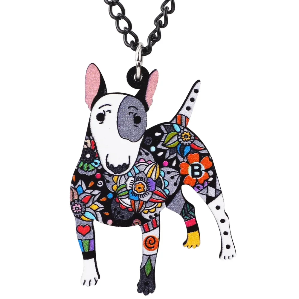 WEVENI Pet Bull Terrier Подвеска для ожерелья собак оригинальная цепочка воротника Горячая