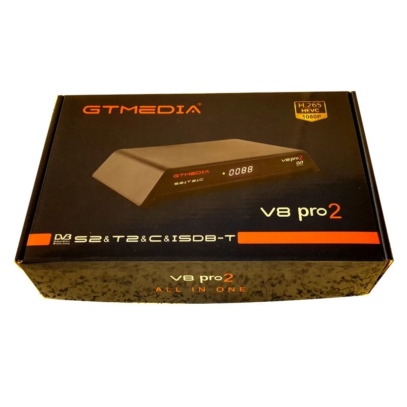 GTMedia V8 Gtmedia V8 pro2 H.265 Full HD DVB-S2 DVB-T2 DVB-C-цифра спутниковый телевизионный ресивер Встроенный Wi-Fi лучше, чем freesat v8 золотой