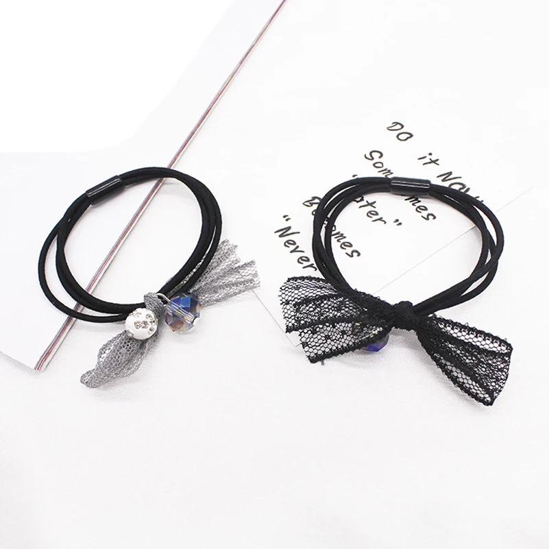 2018 кружевная лента аксессуары для волос модные детские резинки девочек