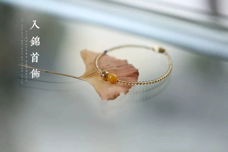 Оригинальный дизайн [время] Цитрин 3 мм браслеты для женщин |