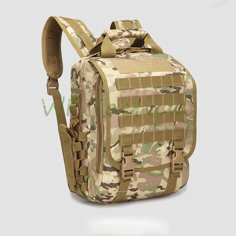 Тактический 1" ноутбук Слинг Сумка Водонепроницаемый Molle компьютер рюкзак спорт на открытом воздухе путешествия Кемпинг плечо рюкзак - Цвет: CP