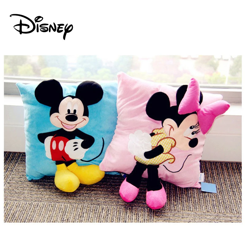 Disney 1 шт. 38X34 см 3D Дисней мультфильм Минни Микки 45 см x 45 см наволочка наполнение подарок на день рождения моющийся пружинный