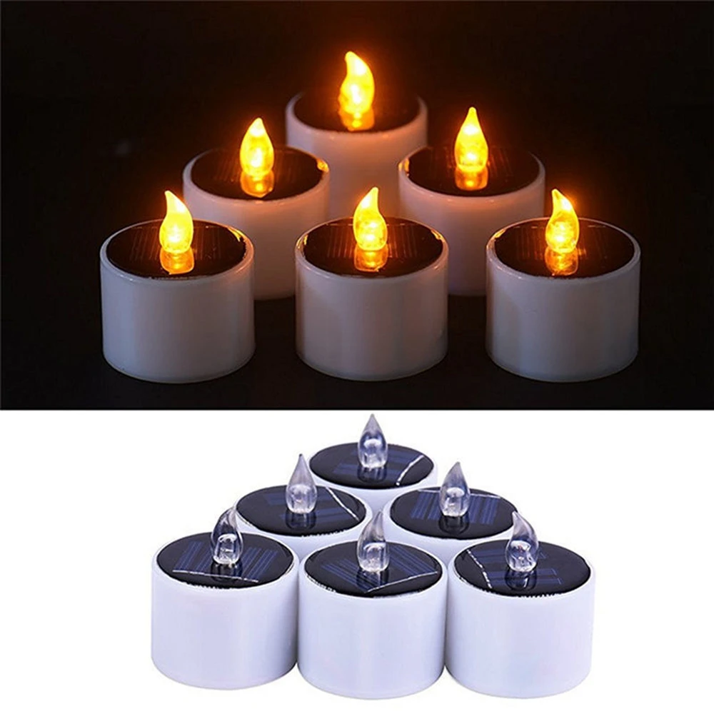 Светодиодная лампа на солнечных батареях HG4938 1 шт.|candle flameless|led candleled candle wedding decor |