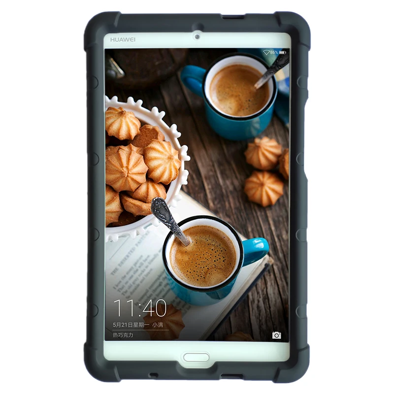 Прочный детский Ударопрочный силиконовый мягкий чехол MingShore для Huawei MediaPad M3 8 4