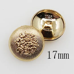 15mm gold flower Золотого и серебряного цвета, металлические кнопки в стиле льва, аксессуары для одежды из сплава, материалы для рукоделия, Швейные аксессуары, свадебные принадлежности для рукоделия - Цвет: 15mm gold flower