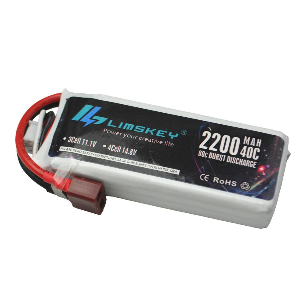 

2017 Limskey New Arrived Rc Lipo Battery 2S 7.4V 2200mah 40C Max 80C for Wltoys 12428 12423 1:12 RC Car Spare parts