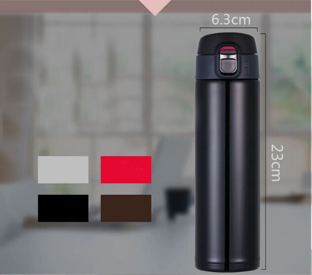 Saingace дорожный термос портативная колба из нержавеющей стали кофейные чашки