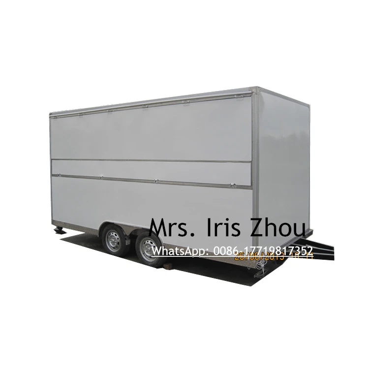 Холодильник для тележки еды Мобильный Караван прицеп фаст фуда на продажу