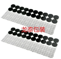 freeshipping 50pcs 402mm black 3m self adhesive anti slip silicone rubber feet pads plastic bumper damper shock absorber