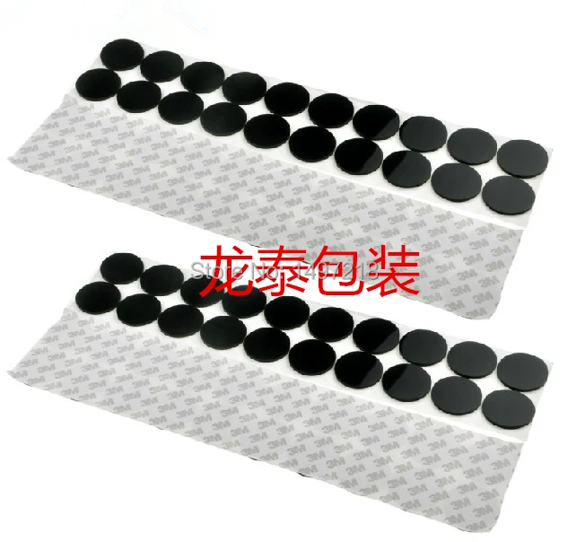 Freeshipping 50PCS 40*2mm black 3M self-adhesive anti slip Silicone rubber feet pads plastic bumper damper shock absorber | Обустройство