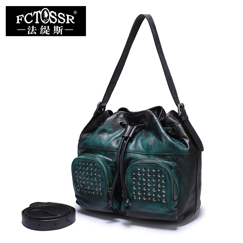 Летние женские сумки на бретельках винтажная кожаная сумка плечо ручная работа