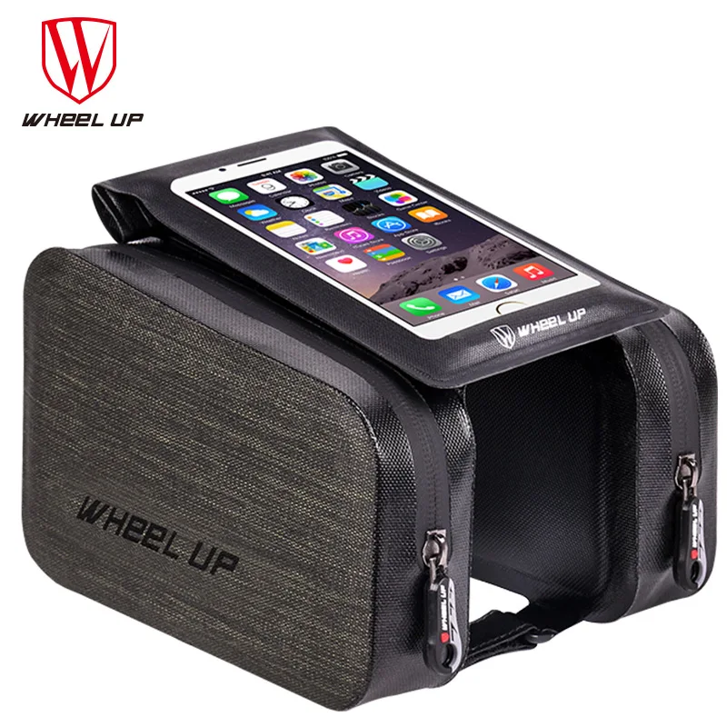 Велосипедные Сумки на колесиках водонепроницаемая велосипедная оправа для Iphone