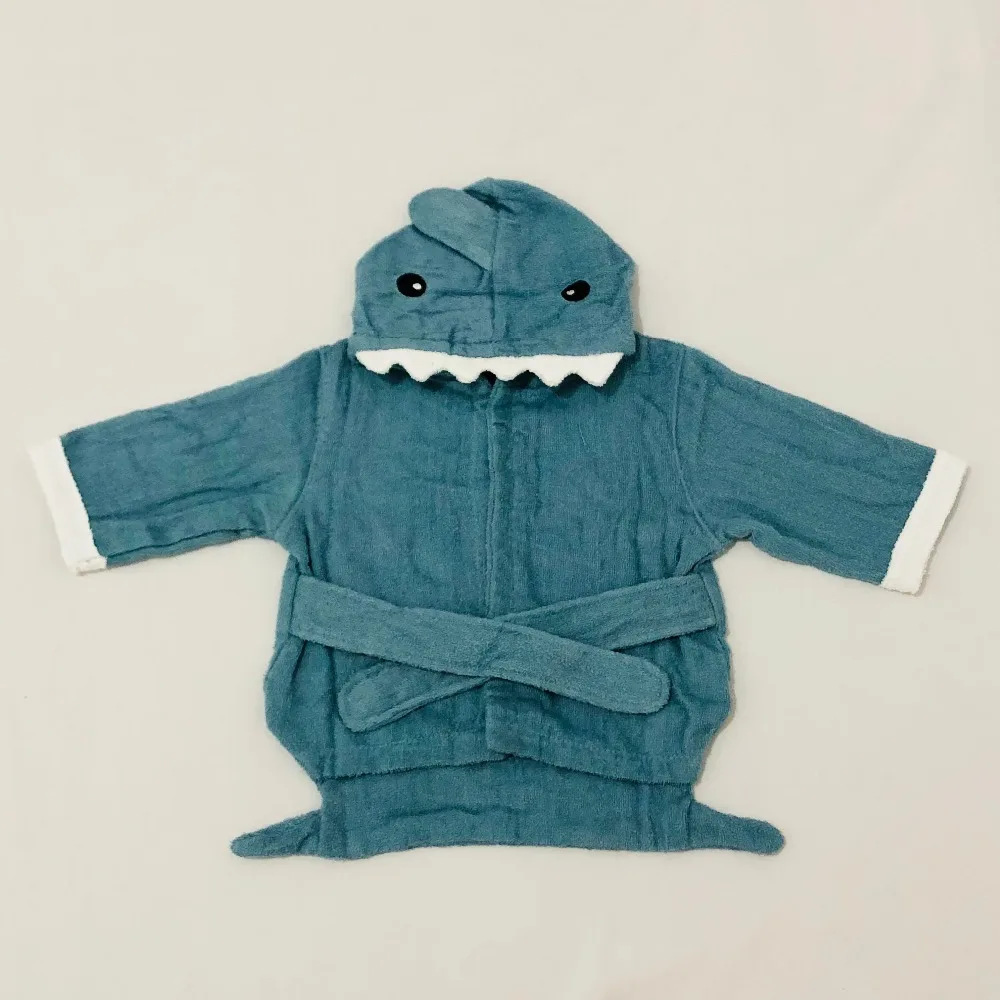 Хлопковые банные халаты для мальчиков и девочек размеры L|Халаты| |