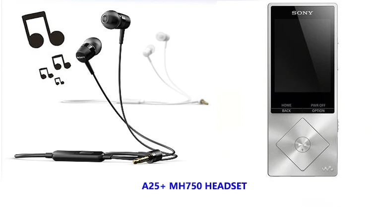 Б/у, sony NW-A25 16GB Walkman-Цифровой музыкальный плеер с Hi-Res аудио