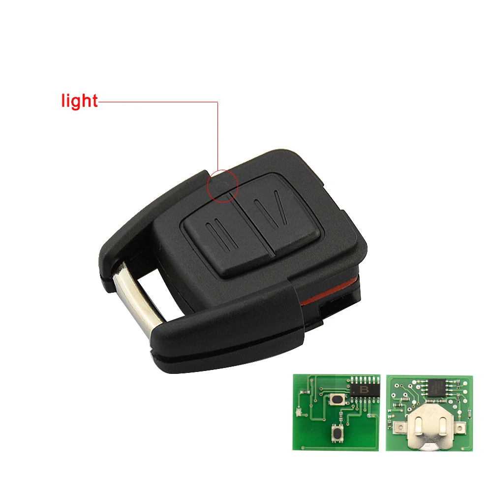 OkeyTech 2 кнопки дистанционного управления для Opel 433 МГц ключ Vauxhall Astra Zafira Omega Vectra с