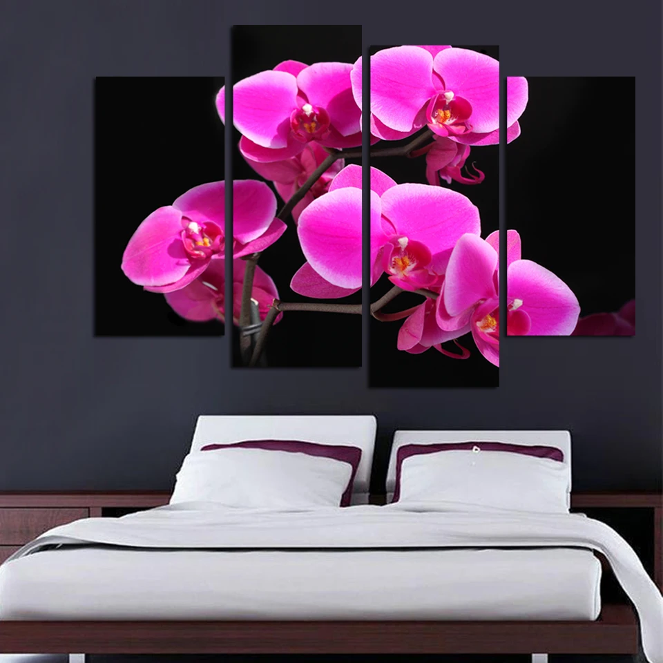 Новые модульные фотографии бесплатная доставка 4 шт. новая Картина на холсте