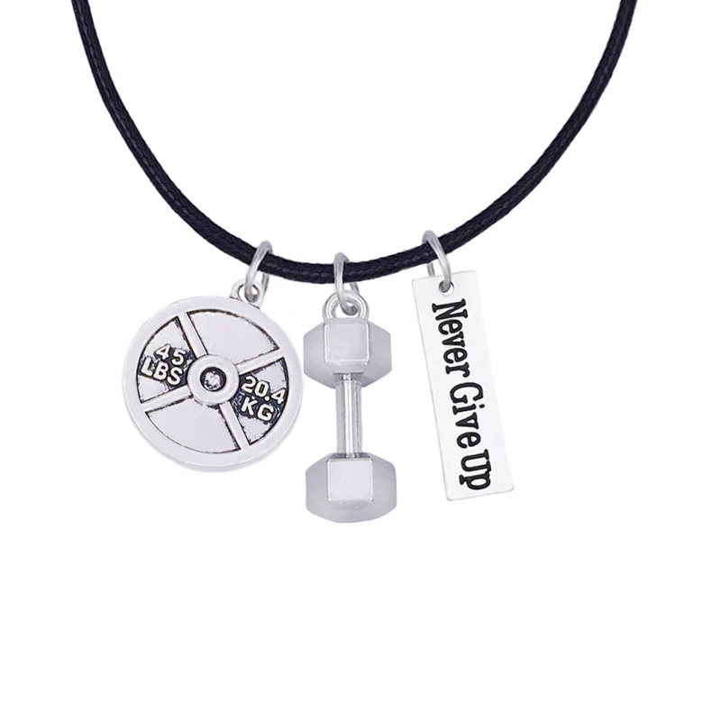 Тяжелая атлетика штанги вес пластины 45lbs никогда не сдается фитнес мотивация