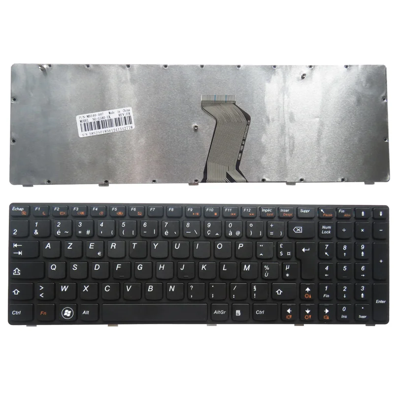 

Клавиатура для французского ноутбука Lenovo G580 Z580 Z580A G585 Z585 FR