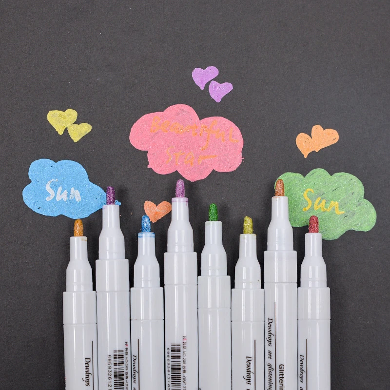 12 видов цветов водонепроницаемый не выцветает сделай сам маслянистый цвет ручка