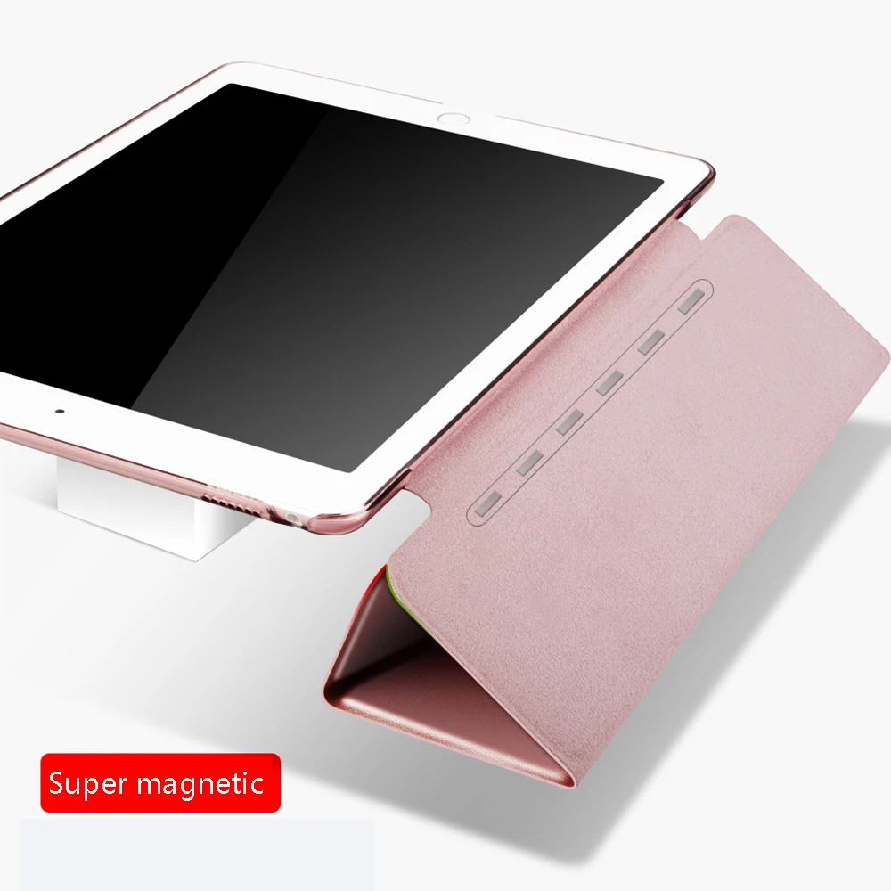 Для iPad Pro 12,9 чехол с лицом ID Funda Магнитный Пробуждение ультра тонкий чехол для смарт-телефона Поддержка прикрепить заряд A1876 A1895 a1983