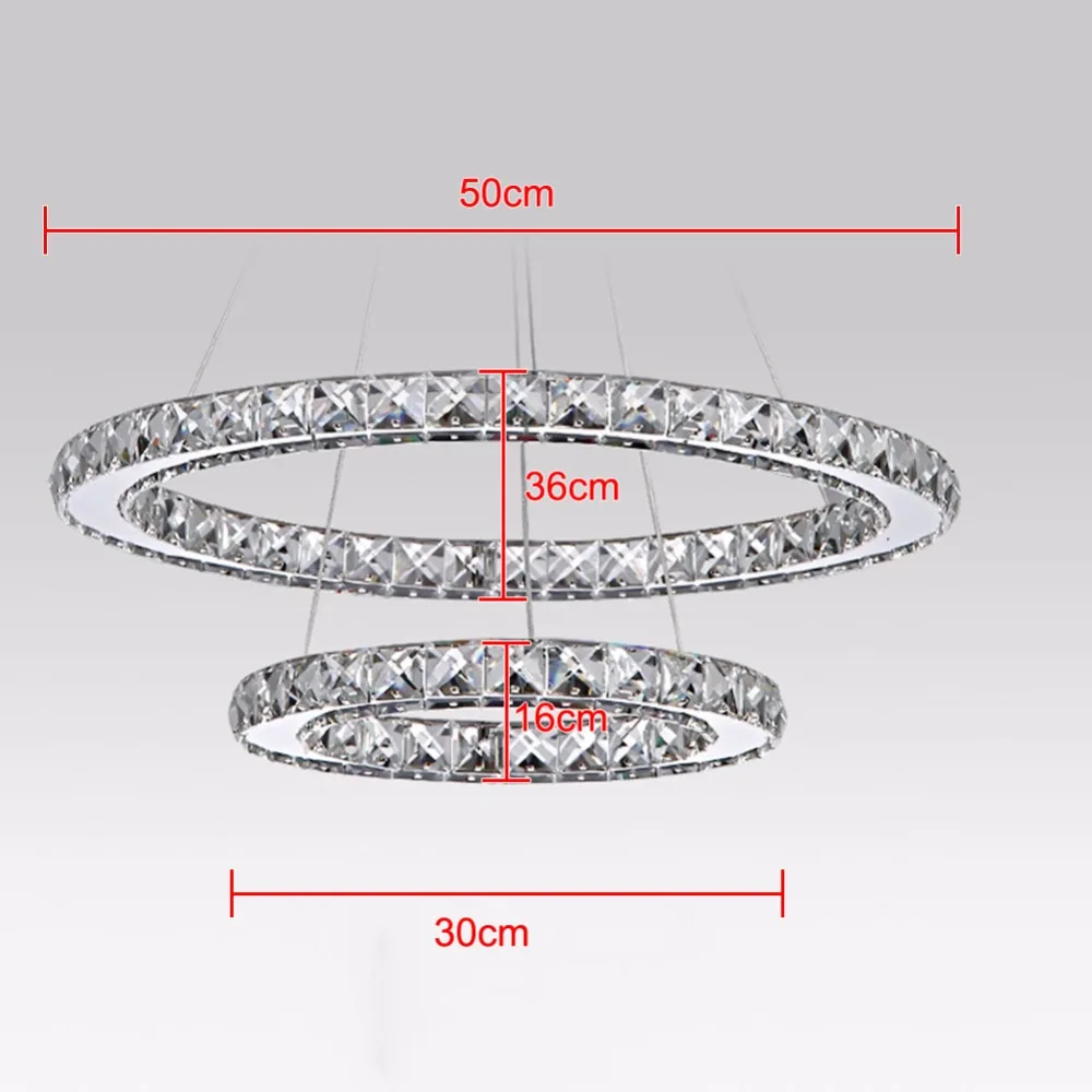 Современные светодиодные хрустальные люстры лампы для гостиной подвесные